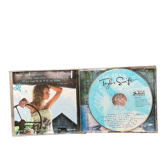 Taylor Swift Debut Self Titled CD 2006 Original Uncensored Lyrics Used Tested - Picture 2 of 4